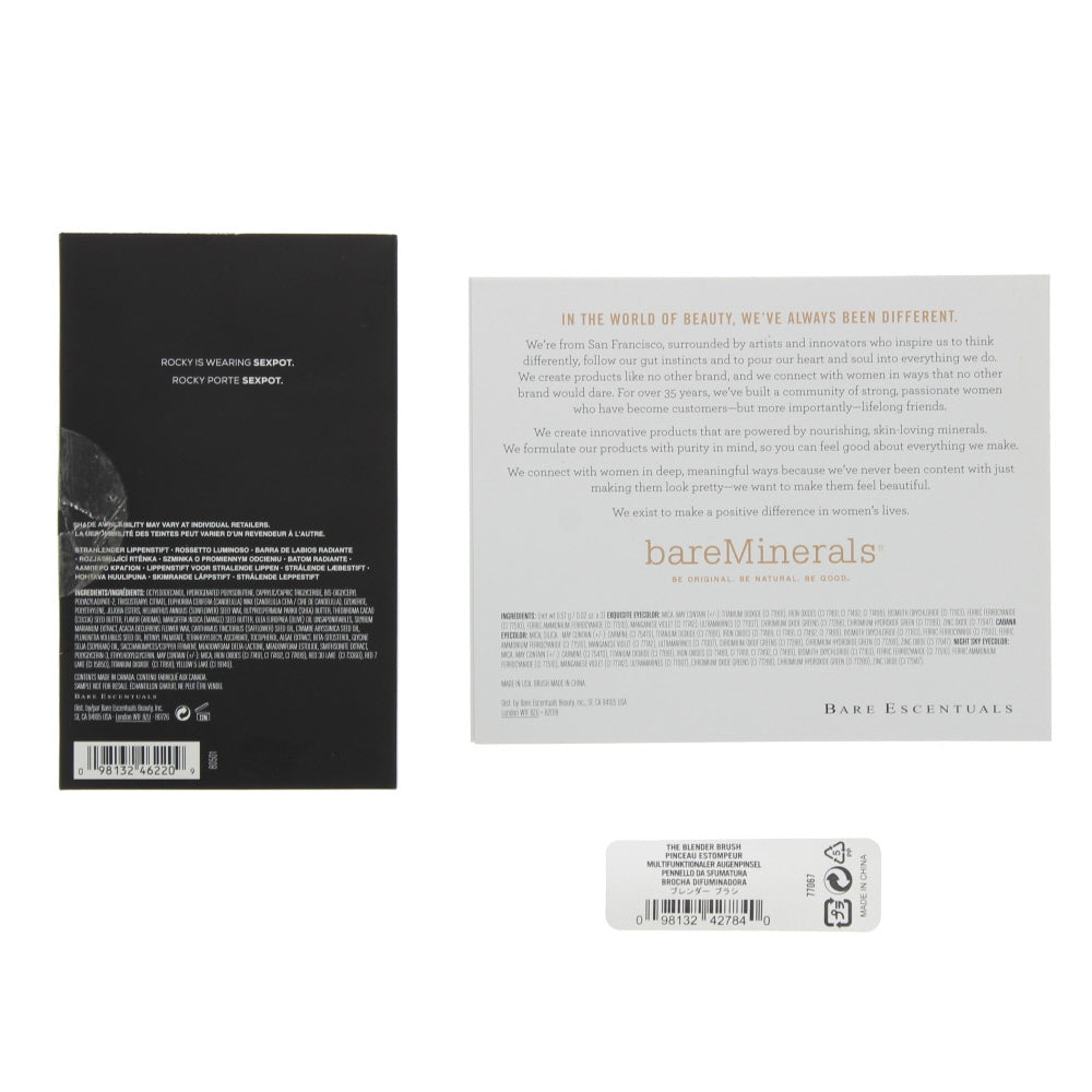 Bare Minerals Eye Club Cosmetic Set 3 Pieces Gift Set - Ingredients