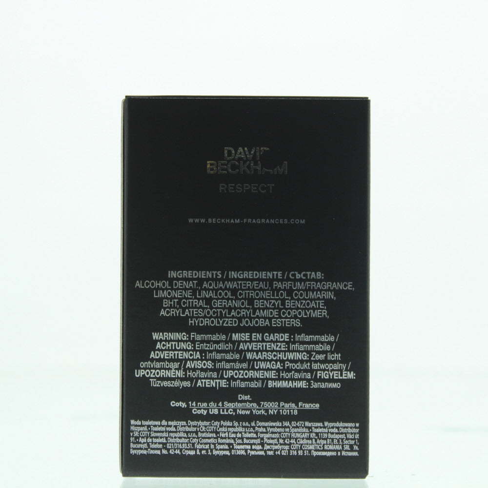 David Beckham Respect Eau de Toilette 40ml