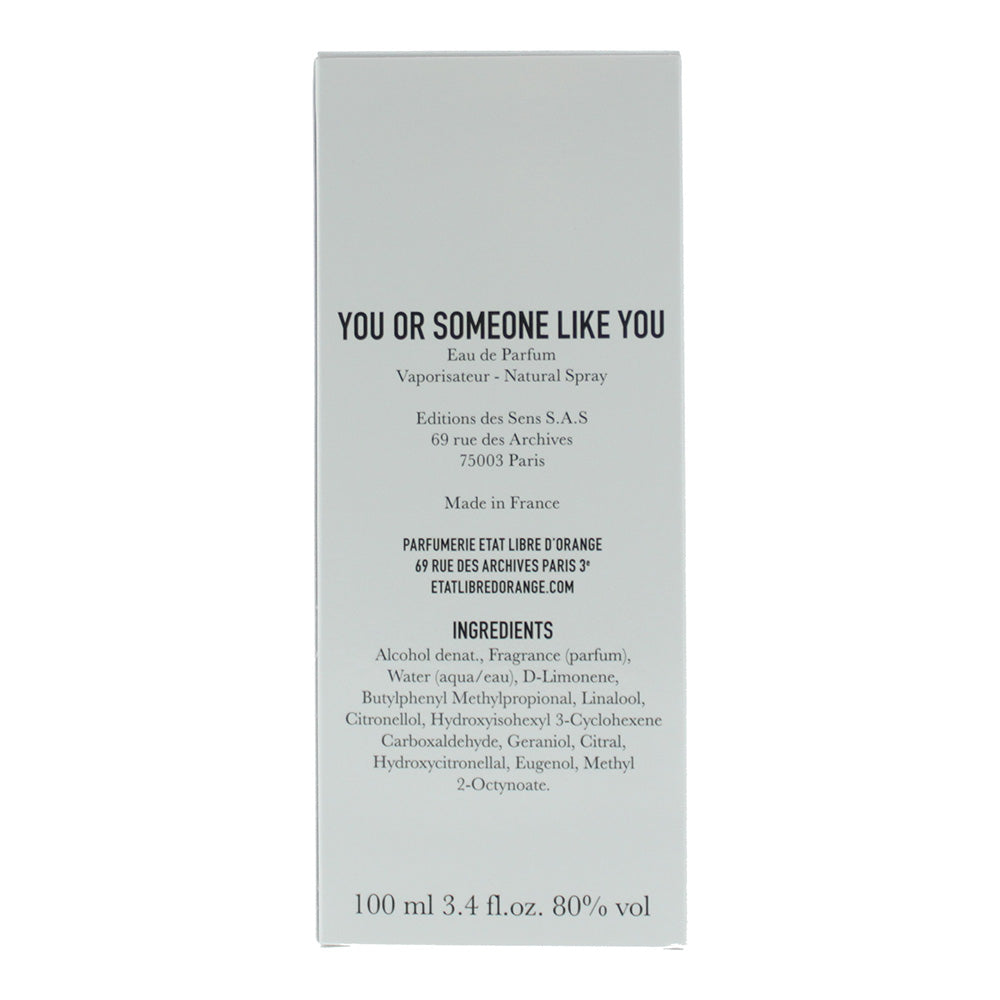 Etat Libre D'orange You Or Someone Like You Eau de Parfum 100ml