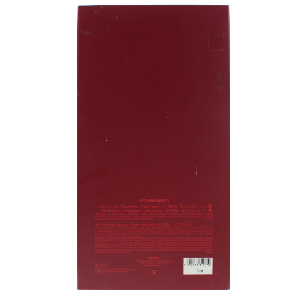 Kenzo Flower Eau de Parfum 3 Pieces Gift Set