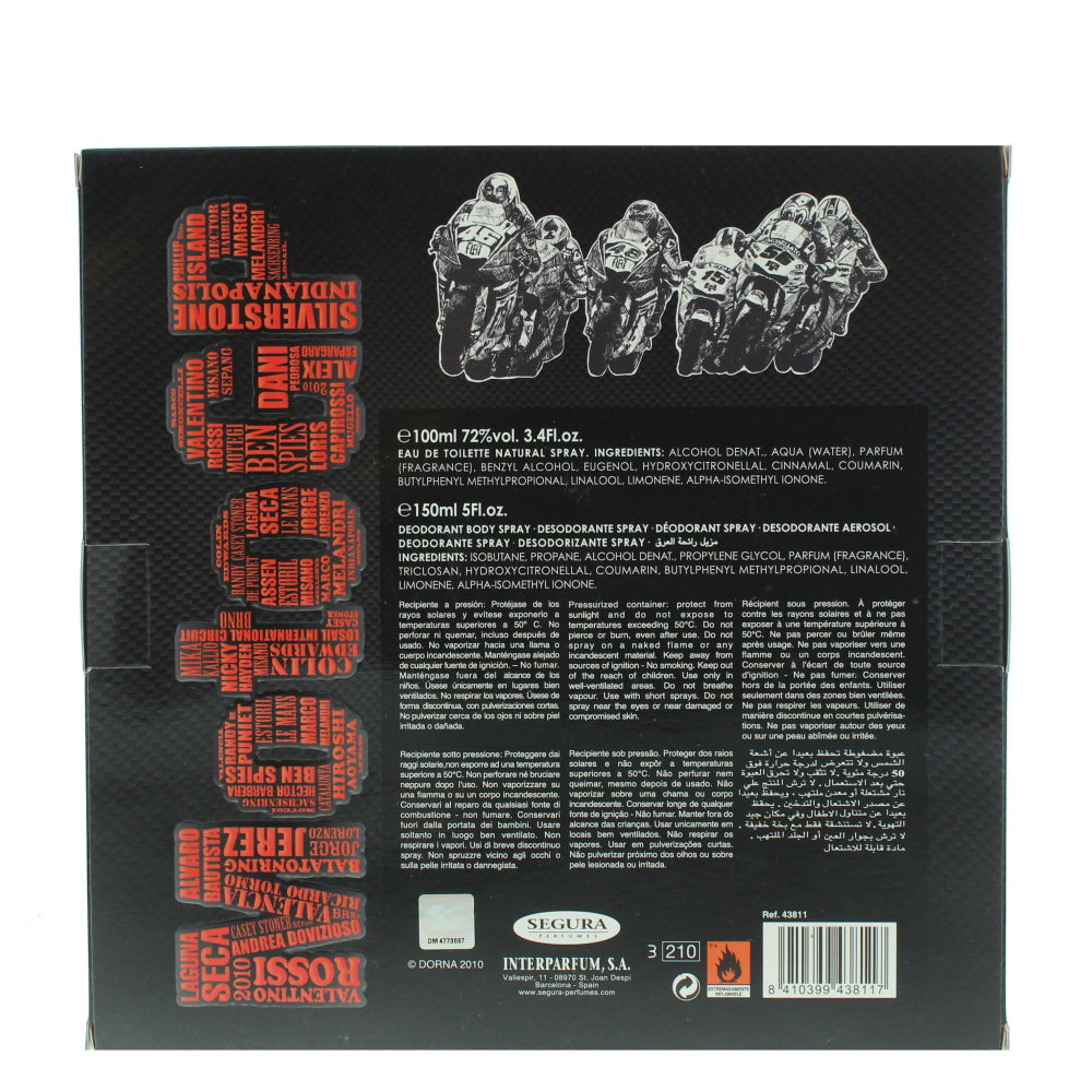 Moto Gp Black Eau de Toilette 2 Pieces Gift Set