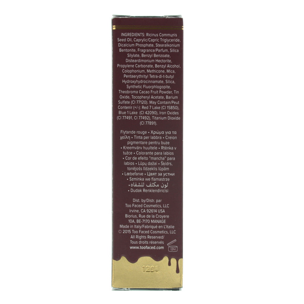 Too Faced Melted Chocolate Liquified Long Wear Cherries Lipstick 12ml - Ingredients