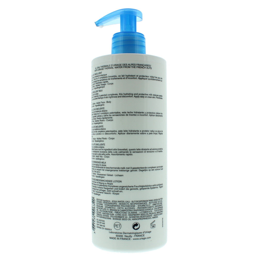 Uriage Xémose Emollient Body Milk 500ml