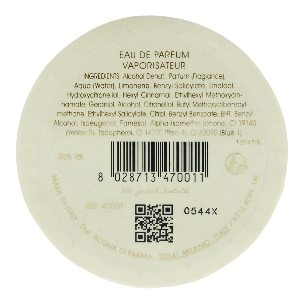 Acqua Di Parma Magnolia  Nobile Eau de Parfum 50ml - Ingredients