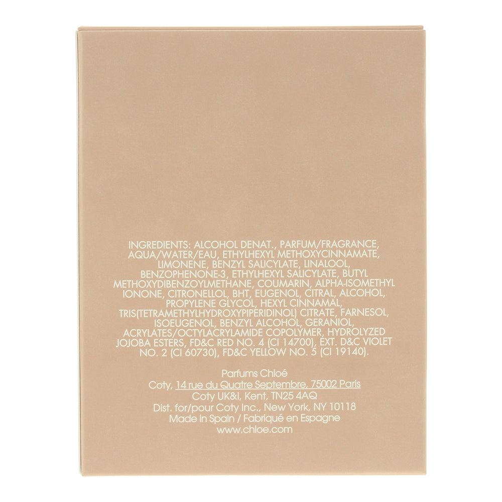 Chloé Nomade Eau de Parfum 30ml - Ingredients