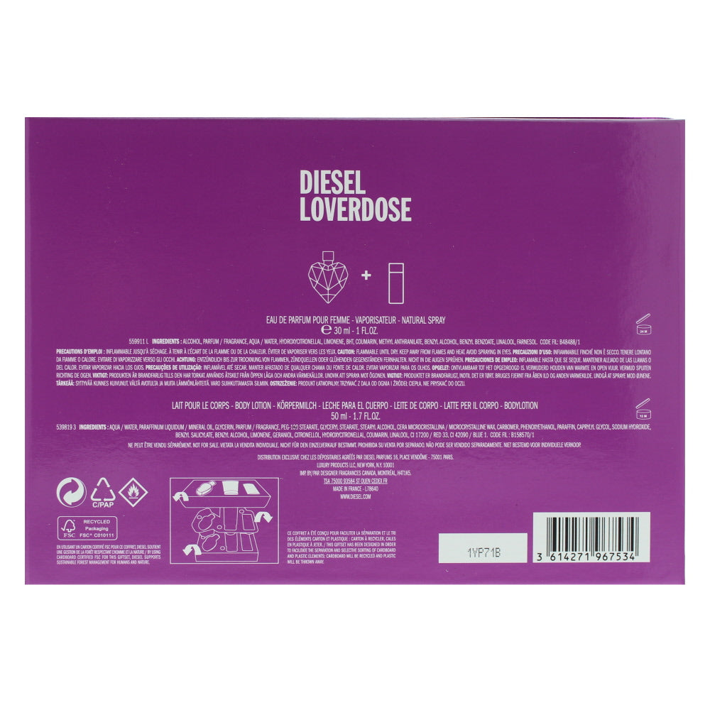 Diesel Loverdose Eau de Parfum 2 Pieces Gift Set