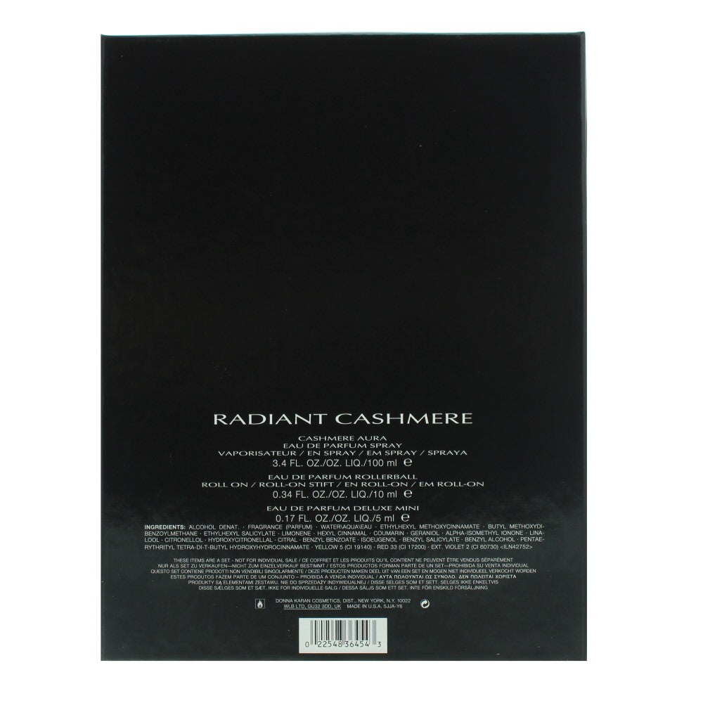 Donna Karan Cashmere Aura Eau de Parfum 3 Pieces Gift Set