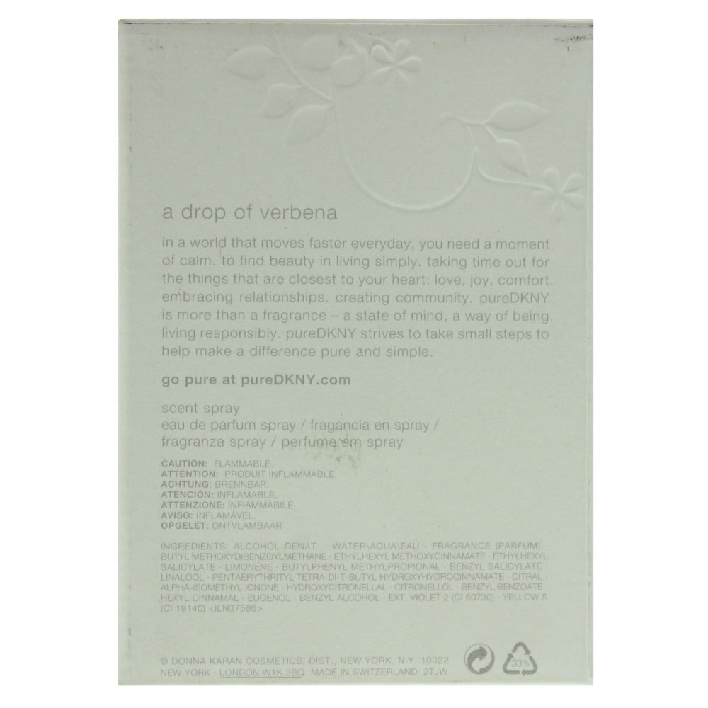 Dkny Pure A Drop Of Verbena Eau de Parfum 30ml
