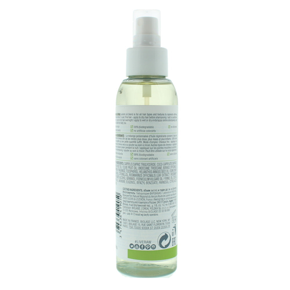 Matrix Biolage Replenish For All Hair Types Hair Oil 125ml