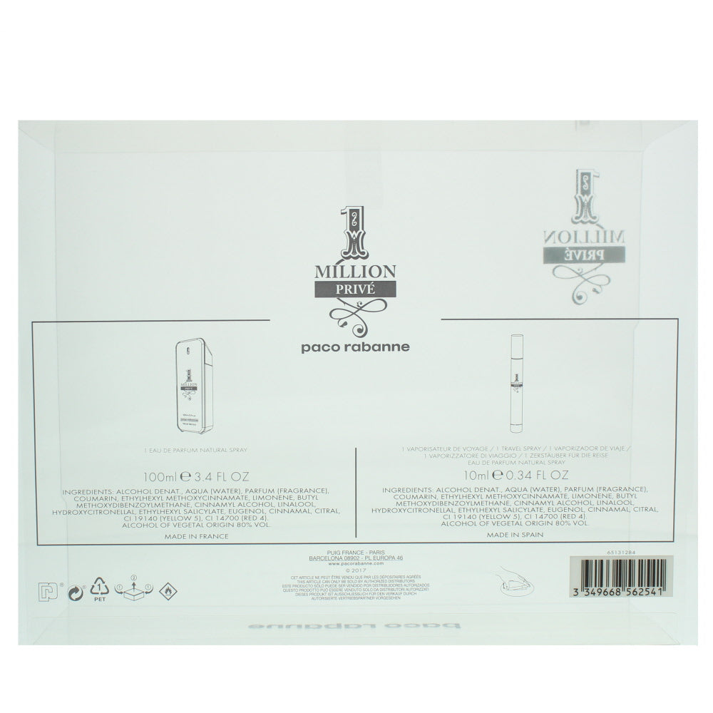 Paco Rabanne 1 Million Privé Eau de Parfum 2 Pieces Gift Set
