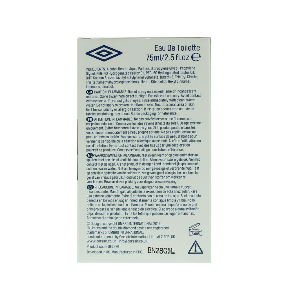Umbro 90 Blue Eau de Toilette 75ml