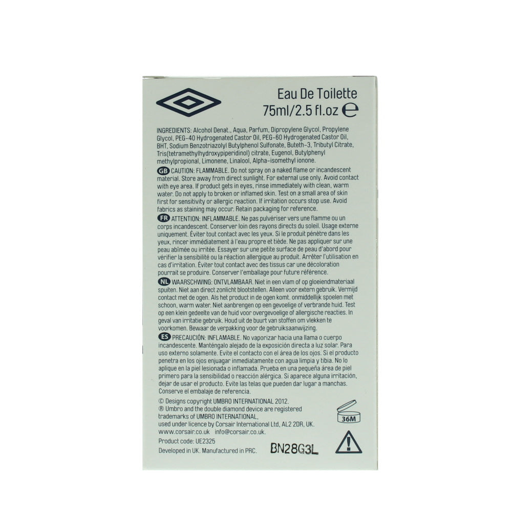 Umbro 90 White Eau de Toilette 75ml