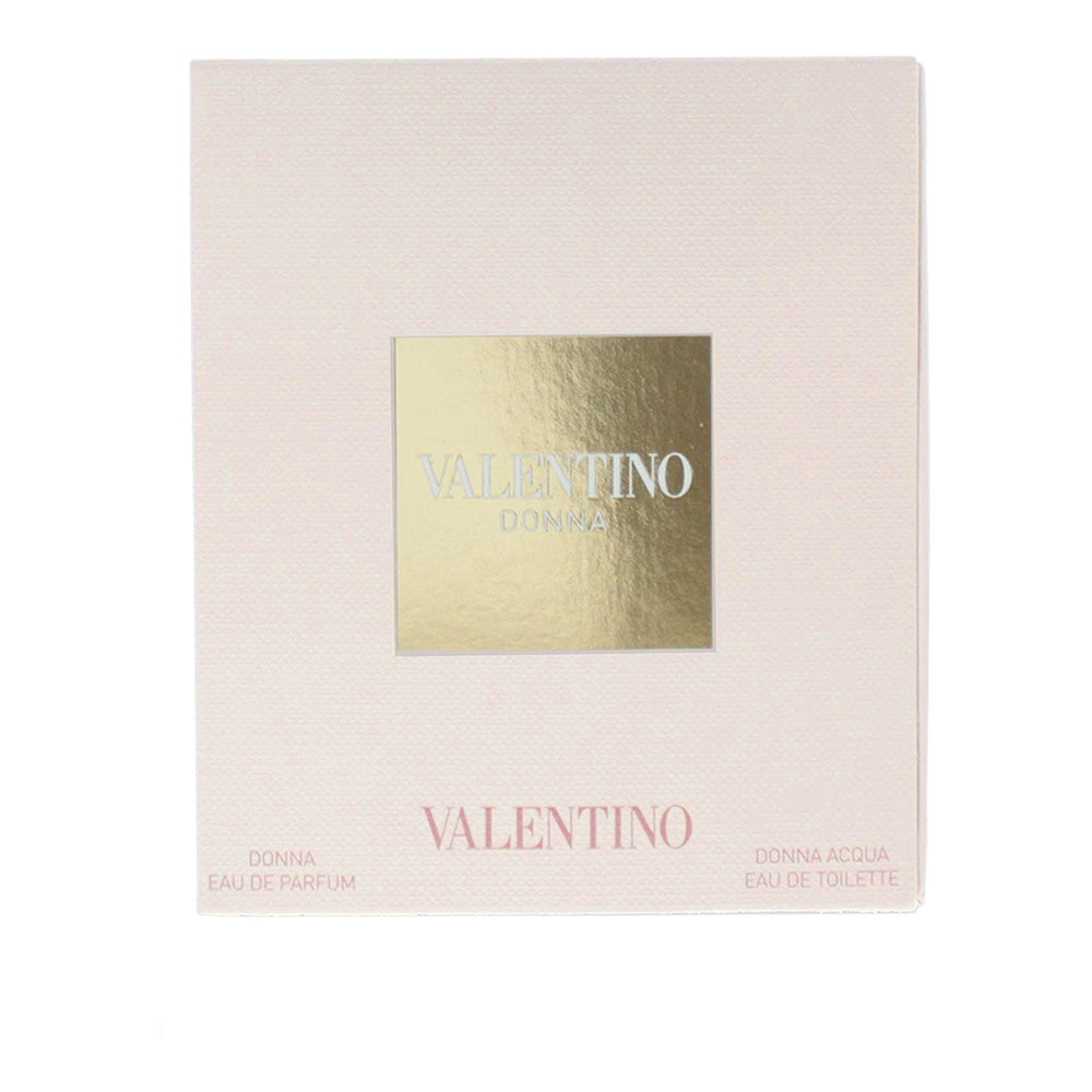 Valentino Donna Miniatures Gift Set : Donna Eau de Parfum X 2 6ml - Donna Acqua  - Box
