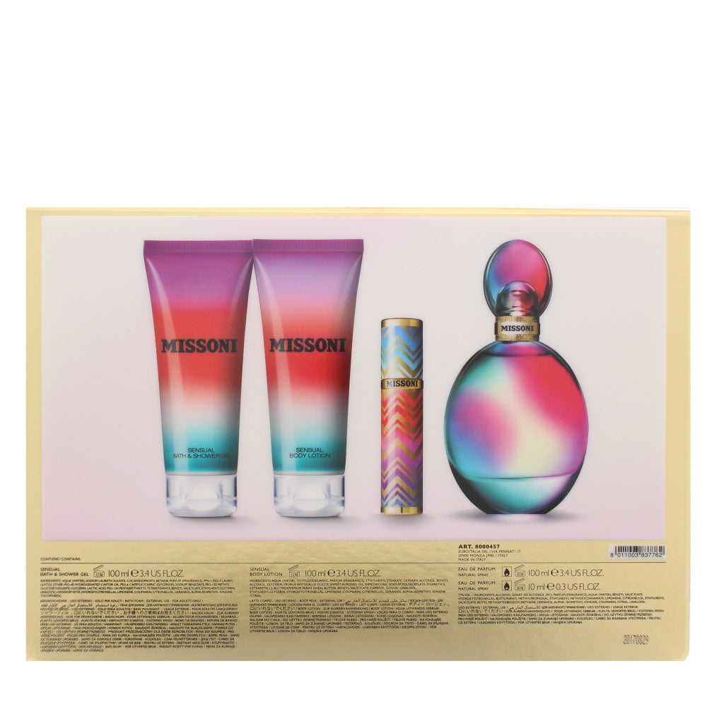 Missoni Eau de Parfum 4 Pieces Gift Set