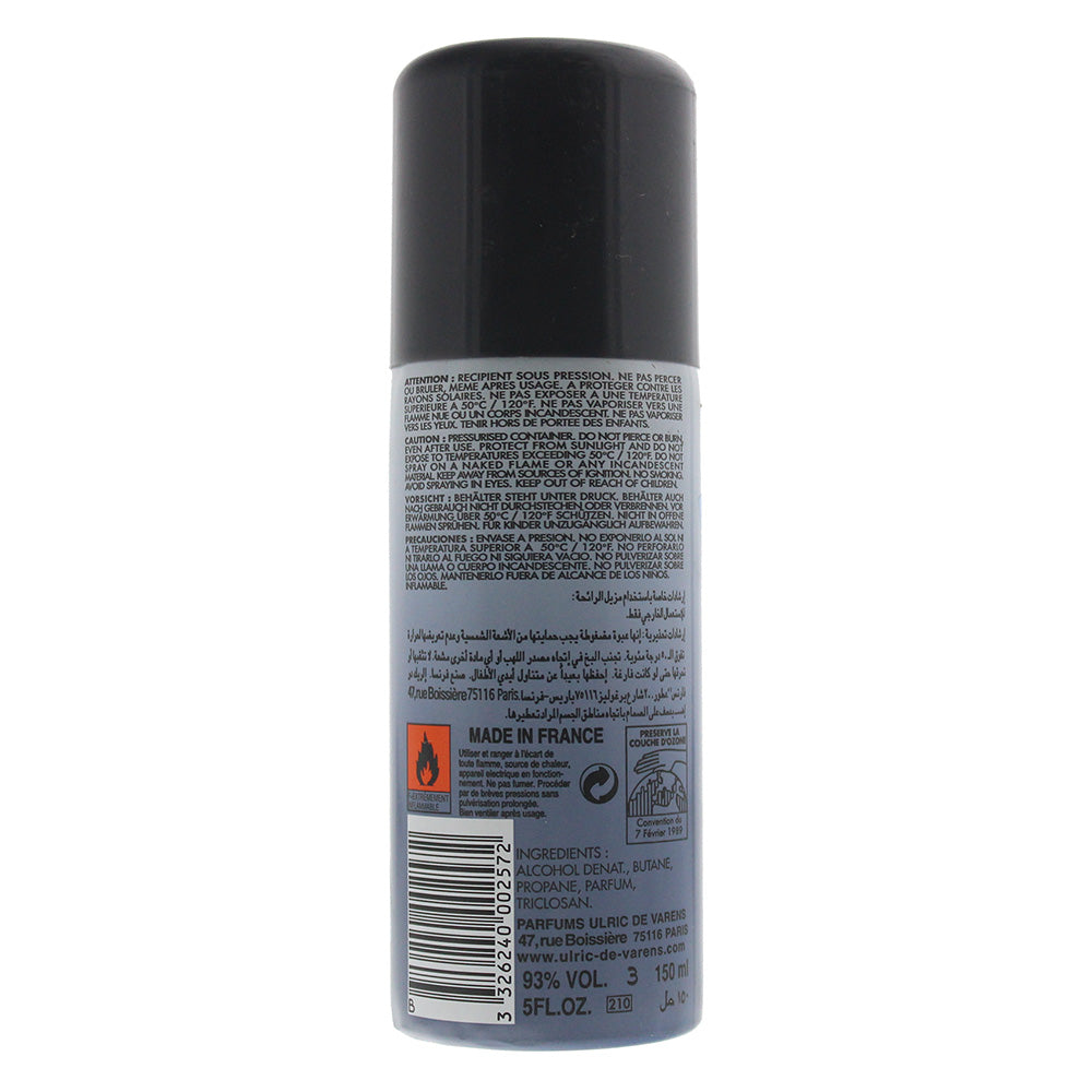 Ulric De Varens Blue Atoll Deodorant Spray 150ml - Ingredients