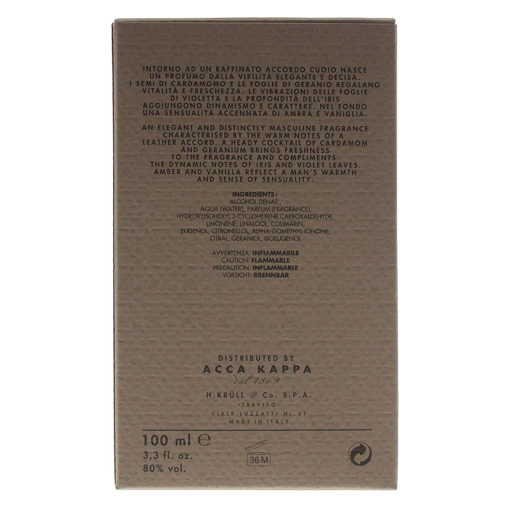 Acca Kappa 1869 Eau de Cologne 100ml - Ingredients