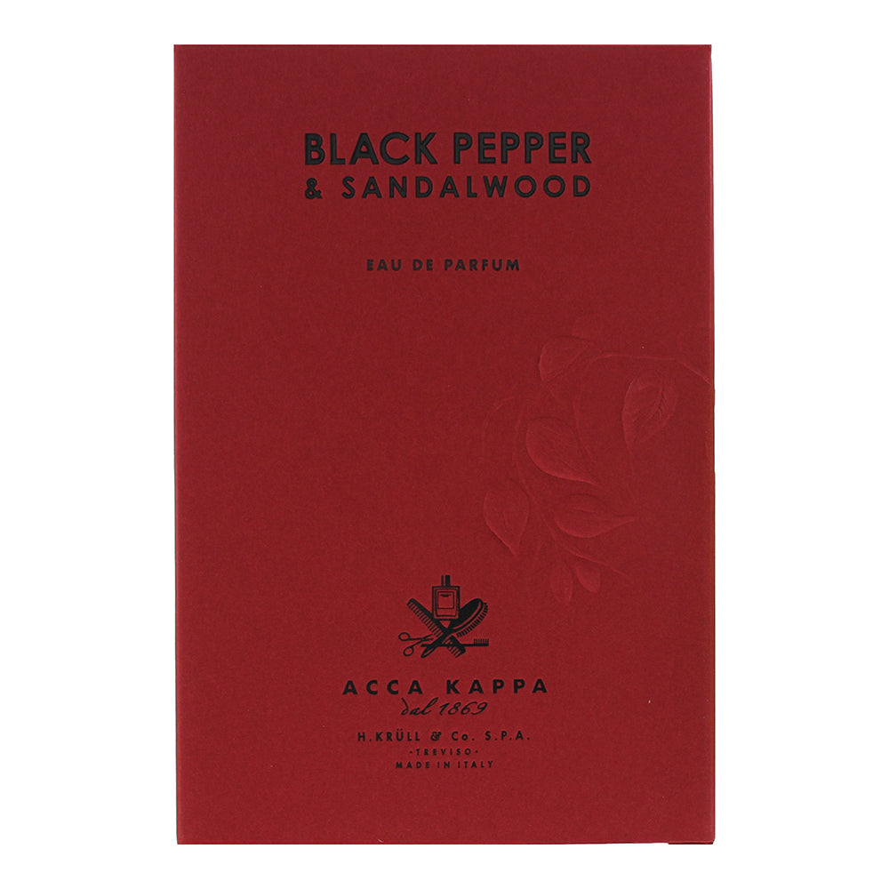 Acca Kappa Black Pepper & Sandalwood Eau de Parfum 100ml