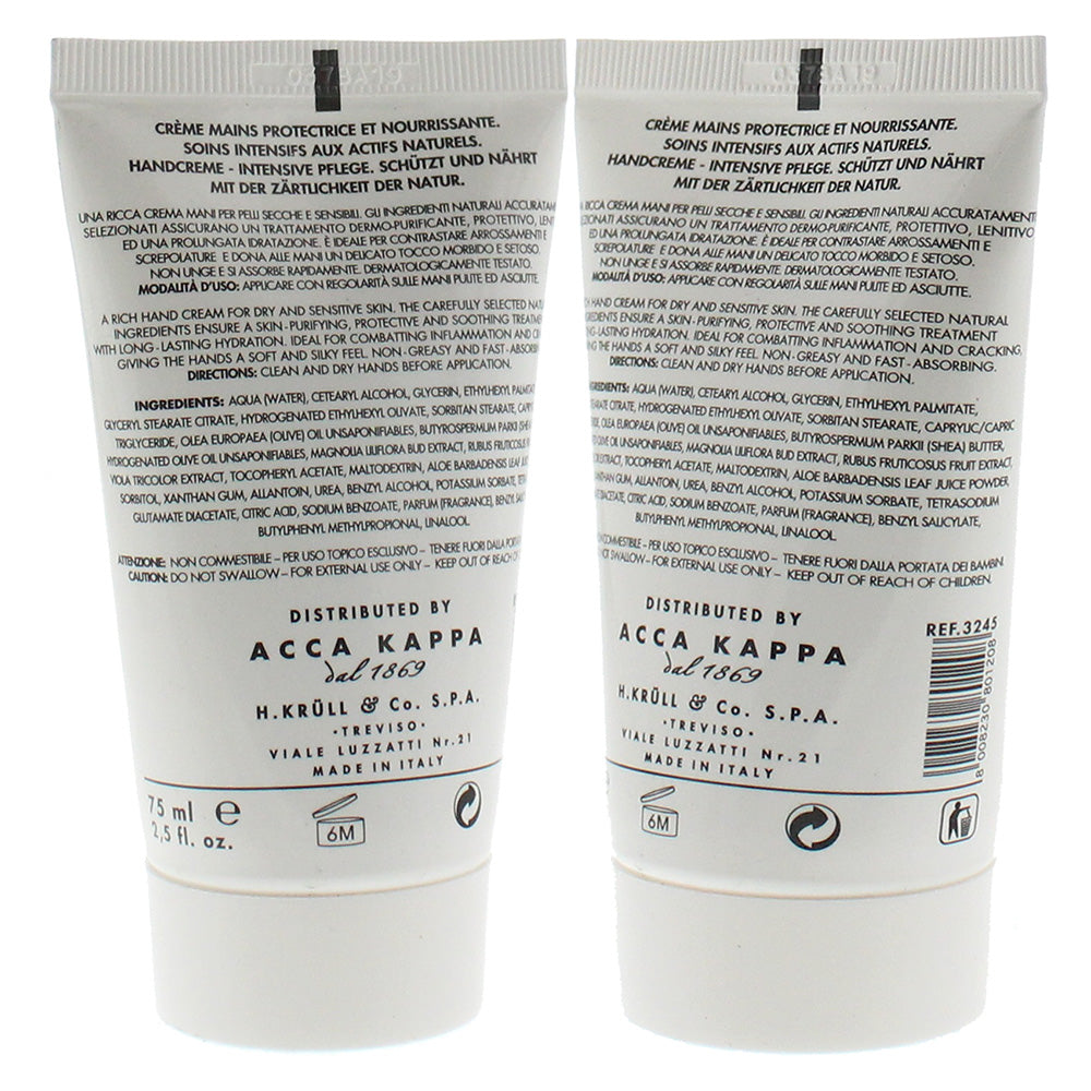 Acca Kappa White Moss Intensive Treatment Hand Cream 75ml