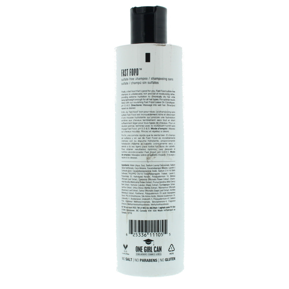 Ag Hair Moisture Fast Food Shampoo 296ml - Ingredients