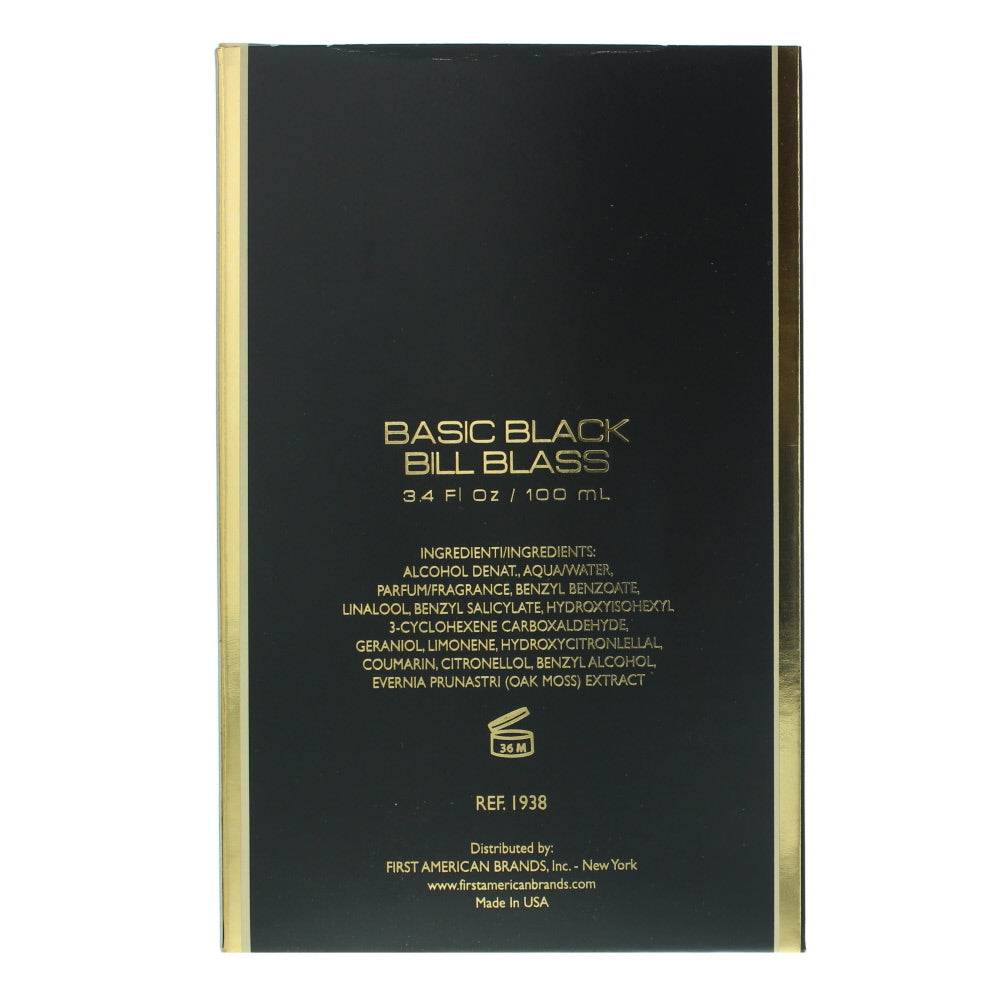 Bill Blass Basic Black Eau de Cologne 100ml