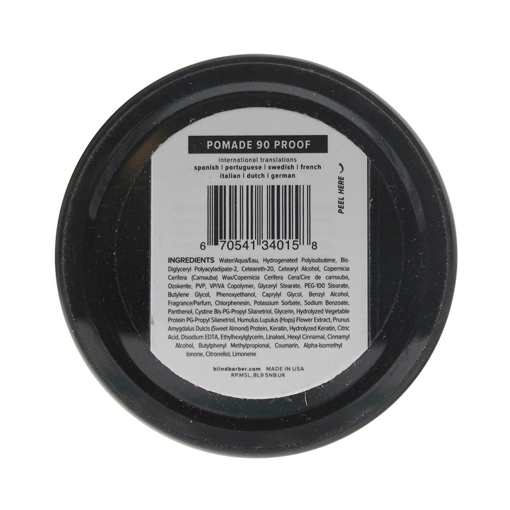 Blind Barber 90 Proof Strong Hold Pomade 70g - Ingredients