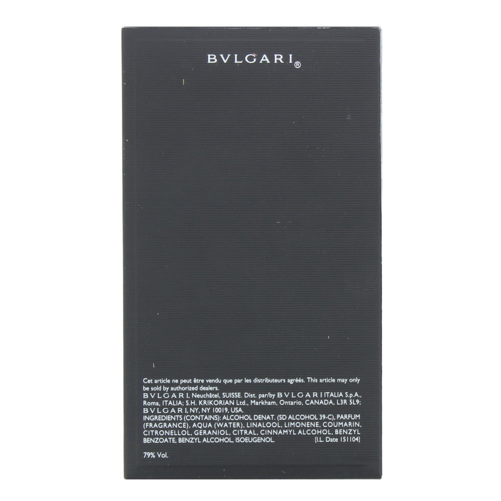 Bulgari Man Black Cologne Eau de Toilette 100ml