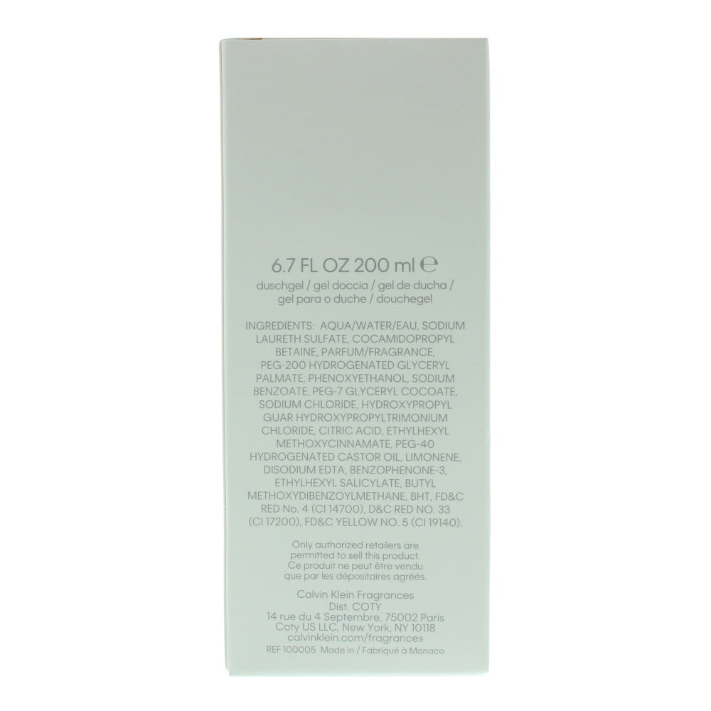 Calvin Klein Women Shower Gel 200ml - Ingredients