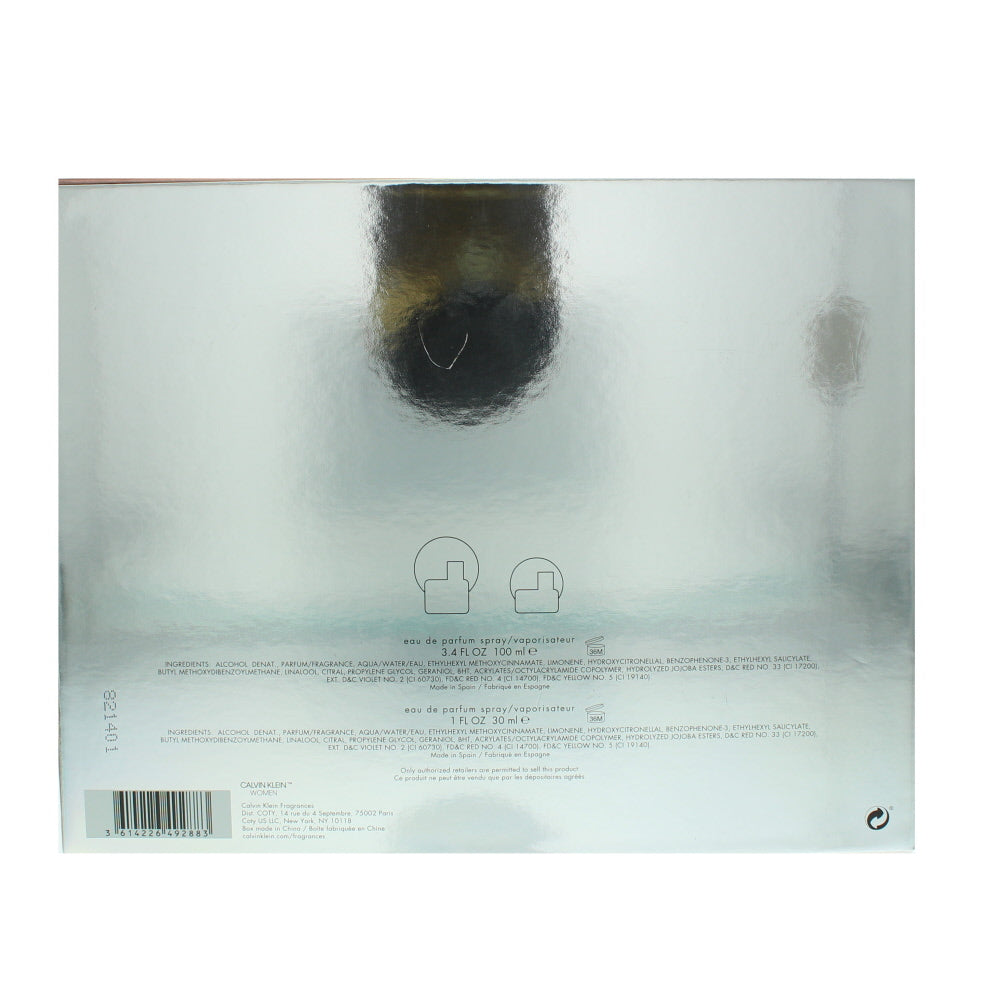 Calvin Klein Women Eau de Parfum 2 Pieces Gift Set - Ingredients
