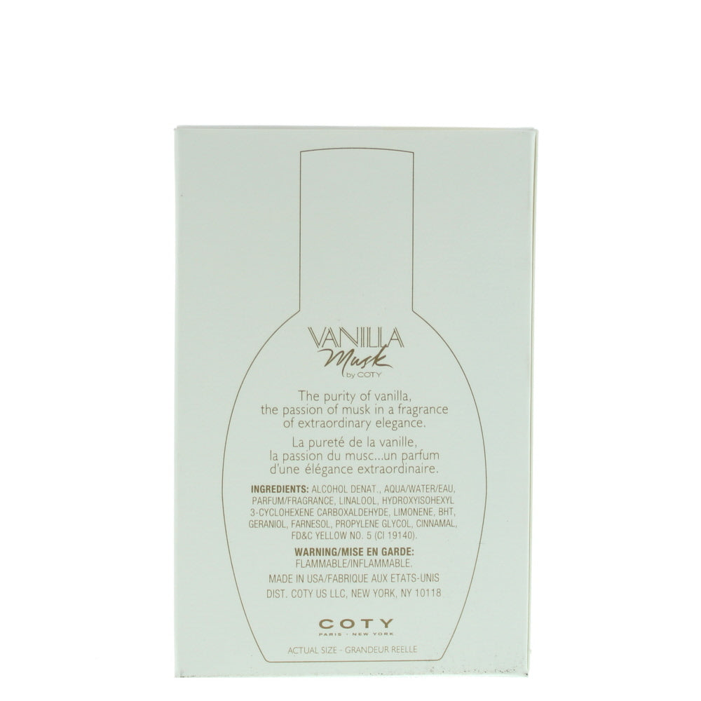 Coty Vanila Musk Eau de Cologne 30ml