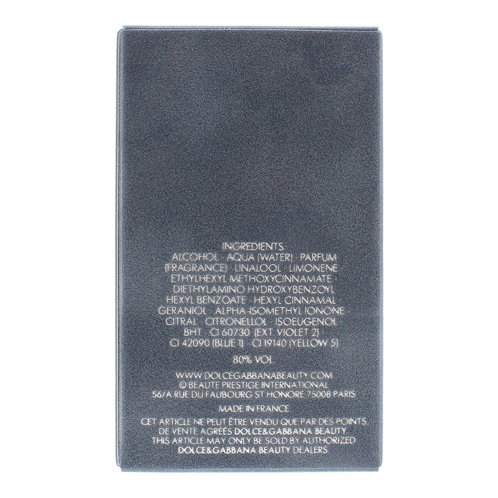 Dolce & Gabbana Light Blue Pour Homme Eau de Toilette 40ml - Ingredients
