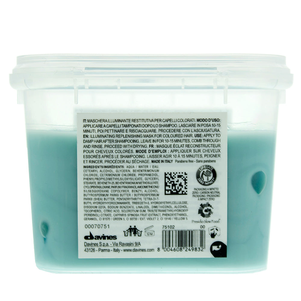 Davines Minu Illuminating Replenishing For Coloured Hair Hair Mask 250ml - Ingredients