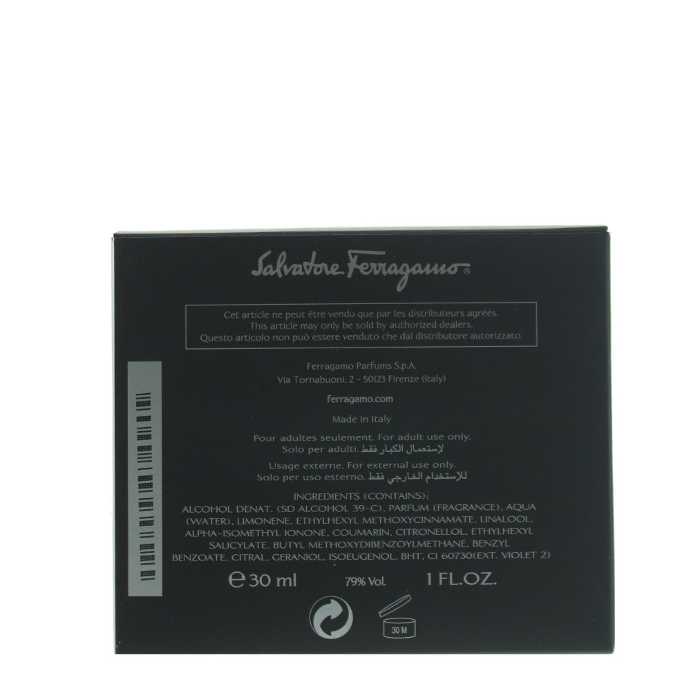 Salvatore Ferragamo F Black Eau de Toilette 30ml