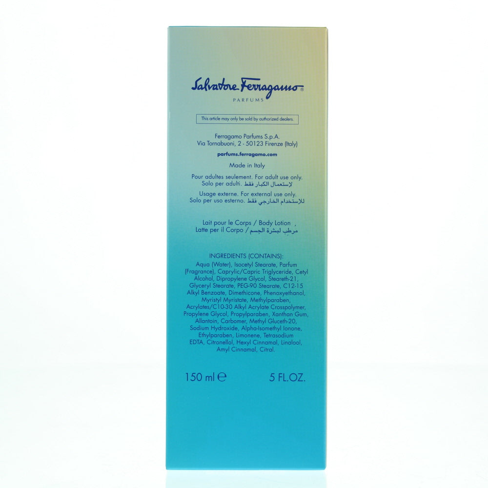 Salvatore Ferragamo Incanto Sky Body Lotion 150ml - Ingredients