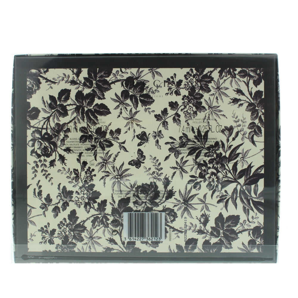 Gucci Bloom Nettare Di Fiori Eau de Parfum Gift Set : Eau de Parfum 50ml - Eau de Parfum Roller Ball 7.4ml