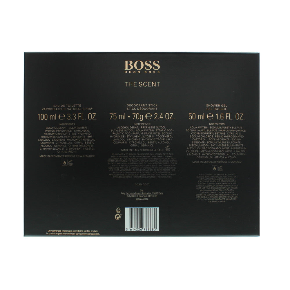 Hugo Boss The Scent Eau de Toilette 3 Pieces Gift Set