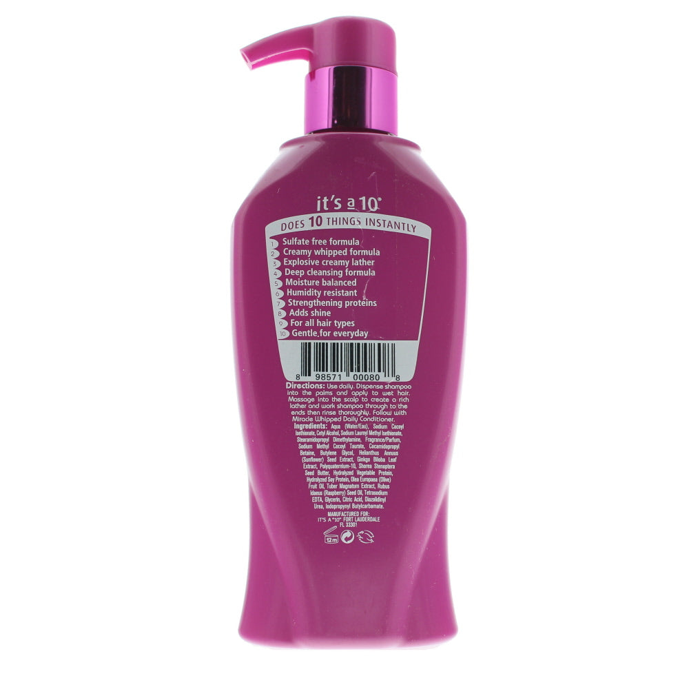It's A 10 Miracle Whipped Shampoo 295.7ml