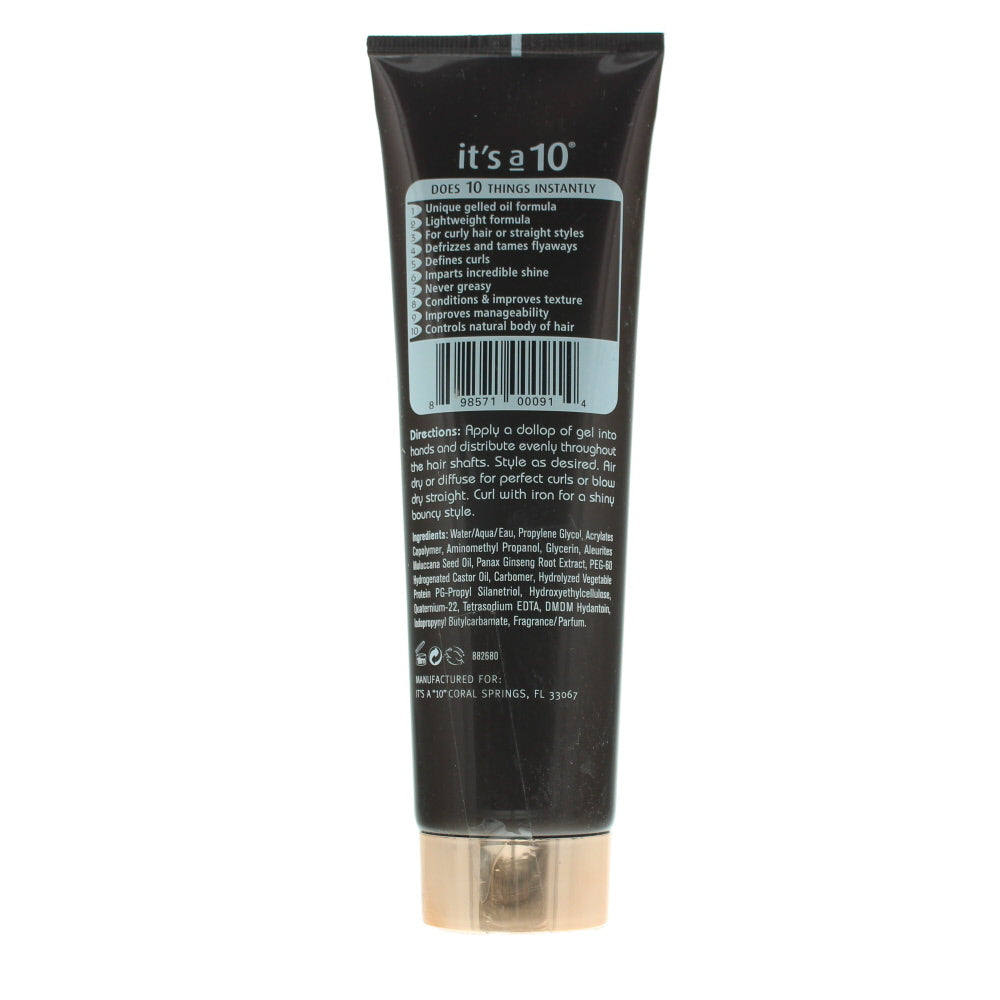 It's A 10 Miracle Defrizzing Gel 148ml - Ingredients