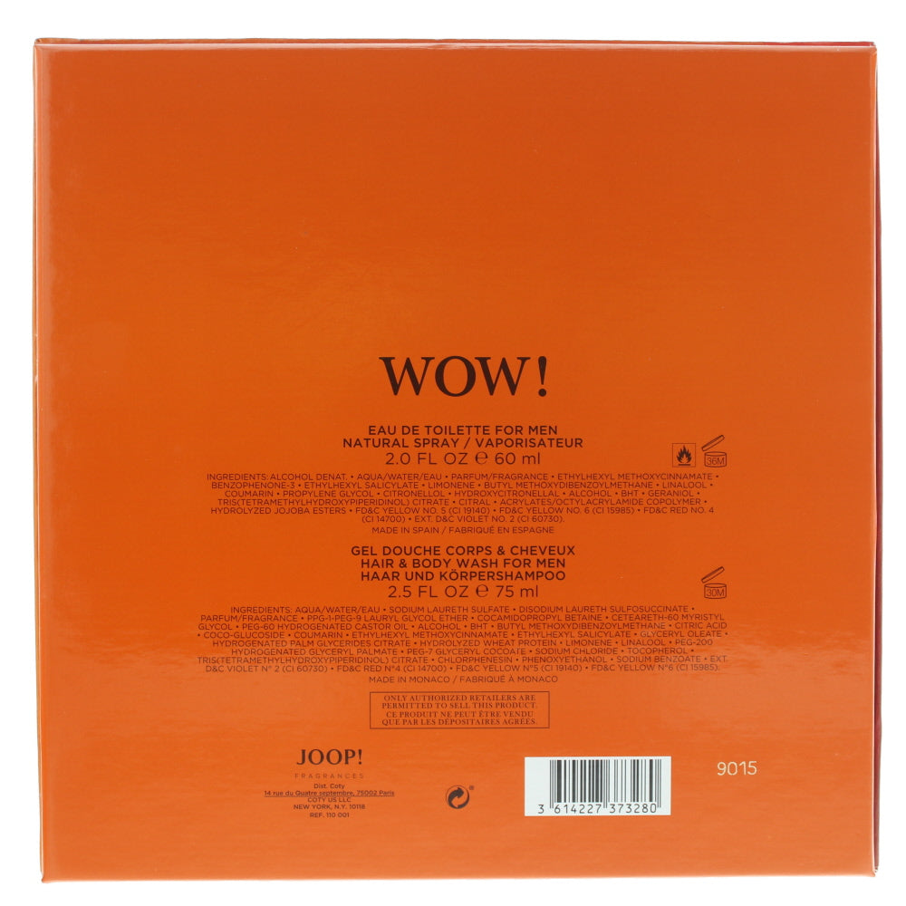 Joop! Wow! Eau de Toilette 2 Pieces Gift Set