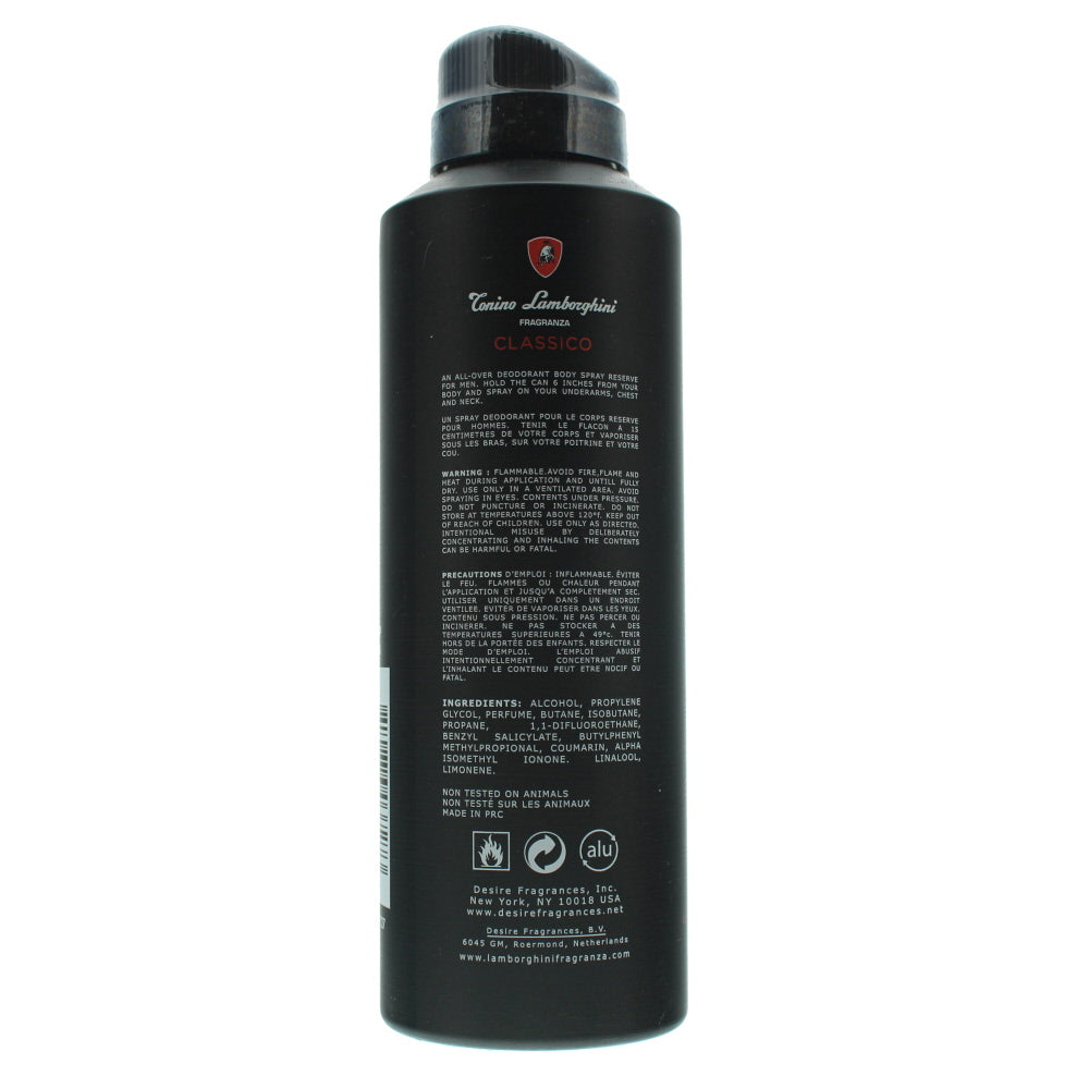 Tonino Lamborghini Classico Deodorant Spray 200ml