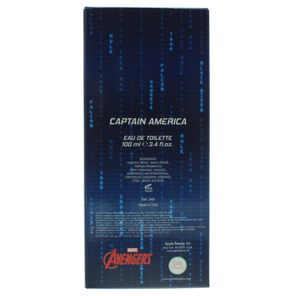 Marvel Avengers Captain America Eau de Toilette 100ml