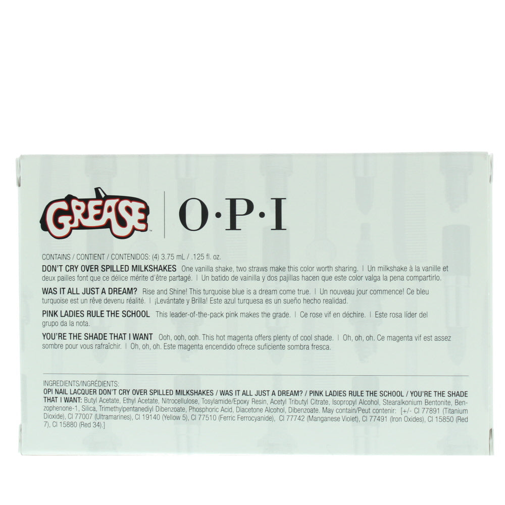 Opi Grease Nails Cosmetic Set Gift Set : Nail Polish X 4 3.75ml