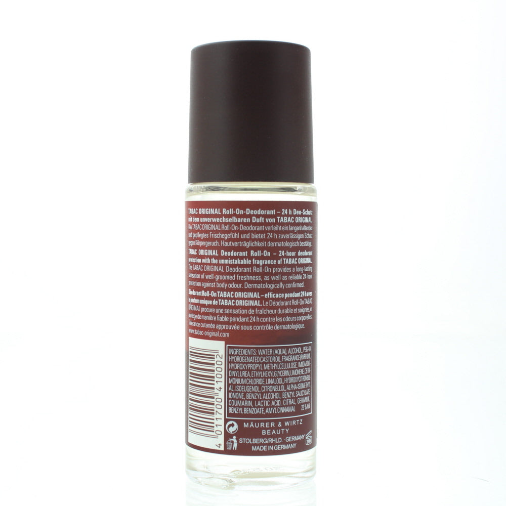 Tabac Original Deodorant Roll-On 75ml - Ingredients