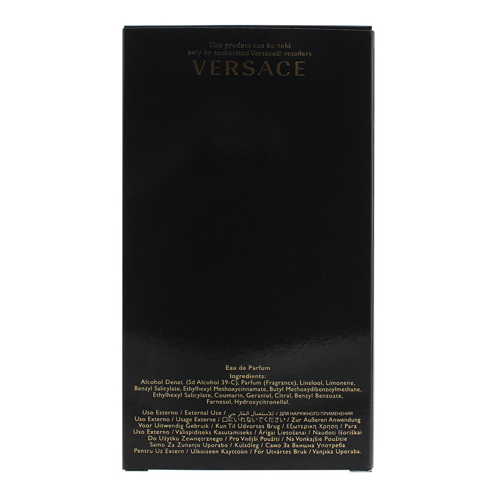 Versace Pour Homme Oud Noir Eau de Parfum 100ml - Ingredients