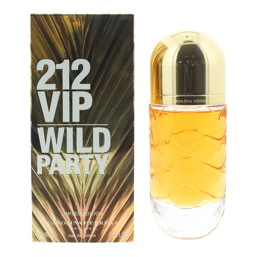 Carolina Herrera 212 Vip Wild Party Limited Edition Eau de Toilette 80ml
