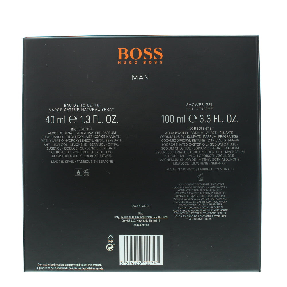 Hugo Boss Boss Orange Man Eau de Toilette 2 Pieces Gift Set