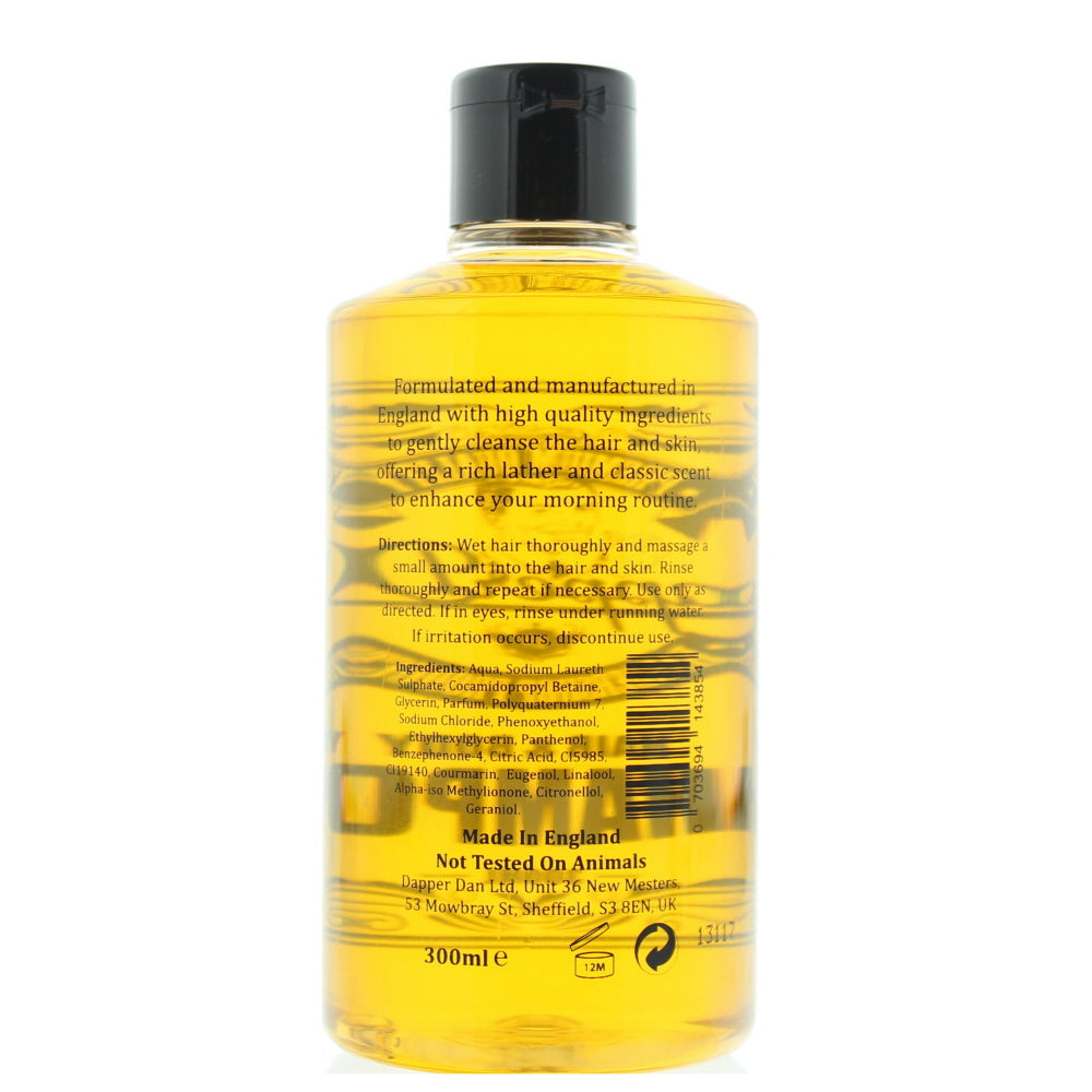 Dapper Dan Hair & Body Shampoo 300ml