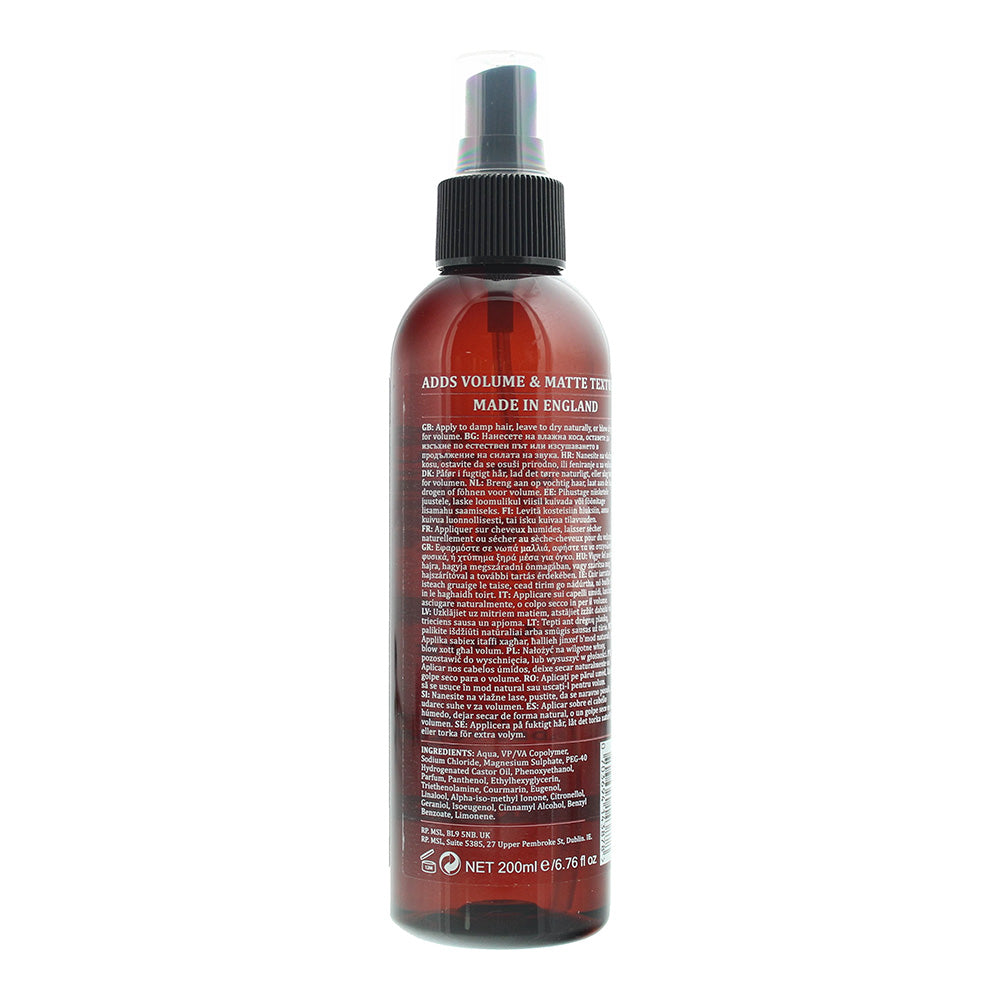 Dapper Dan Matte Finish Sea Salt Spray 200ml