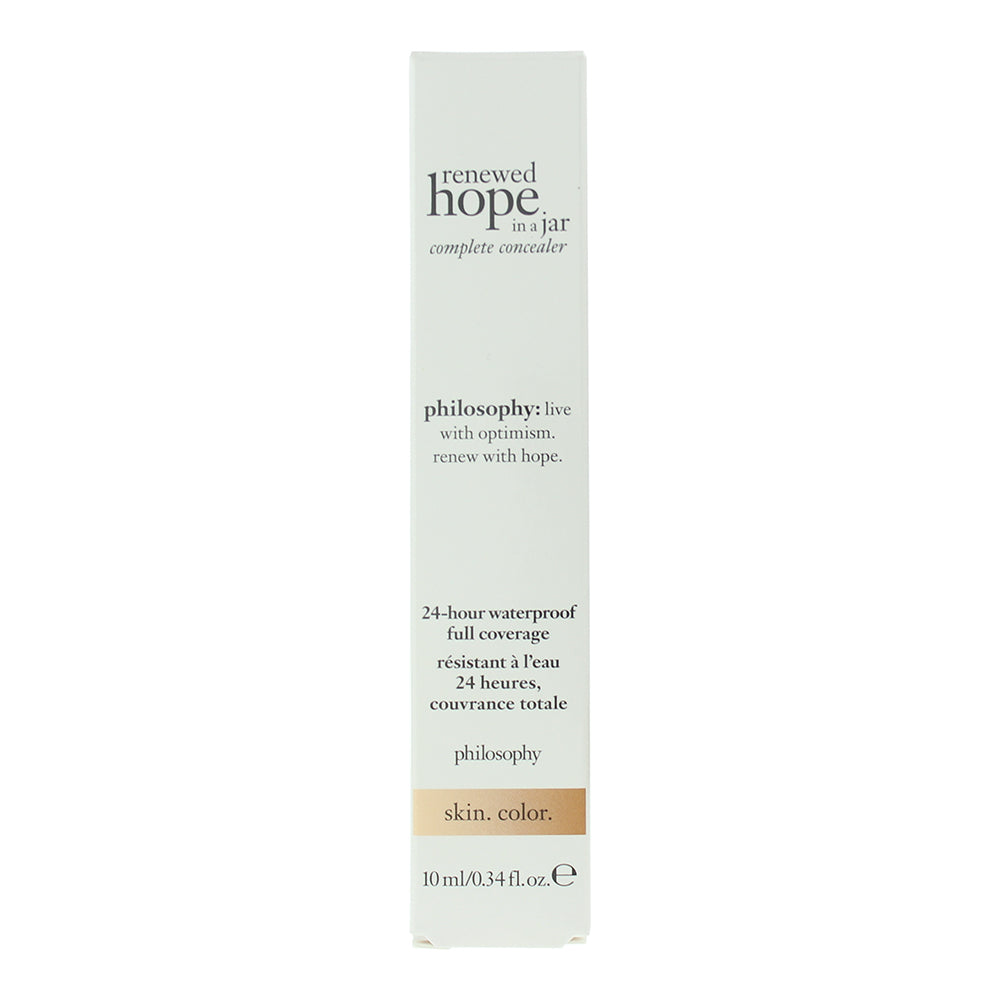 Philosophy Renewed Hope In A Jar 24-Hour Waterproof Full Coverage 6.5 Tan Concea - Box