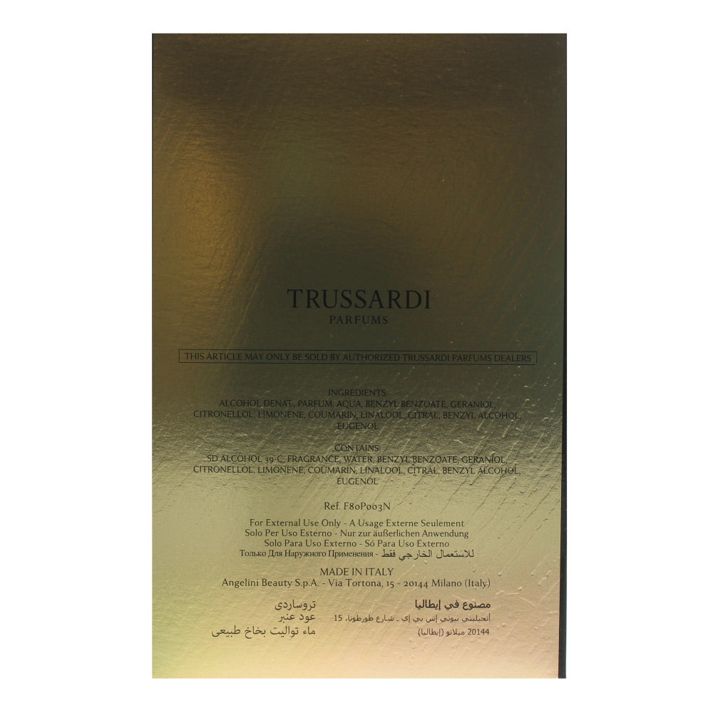 Trussardi Amber Oud Eau de Parfum 100ml