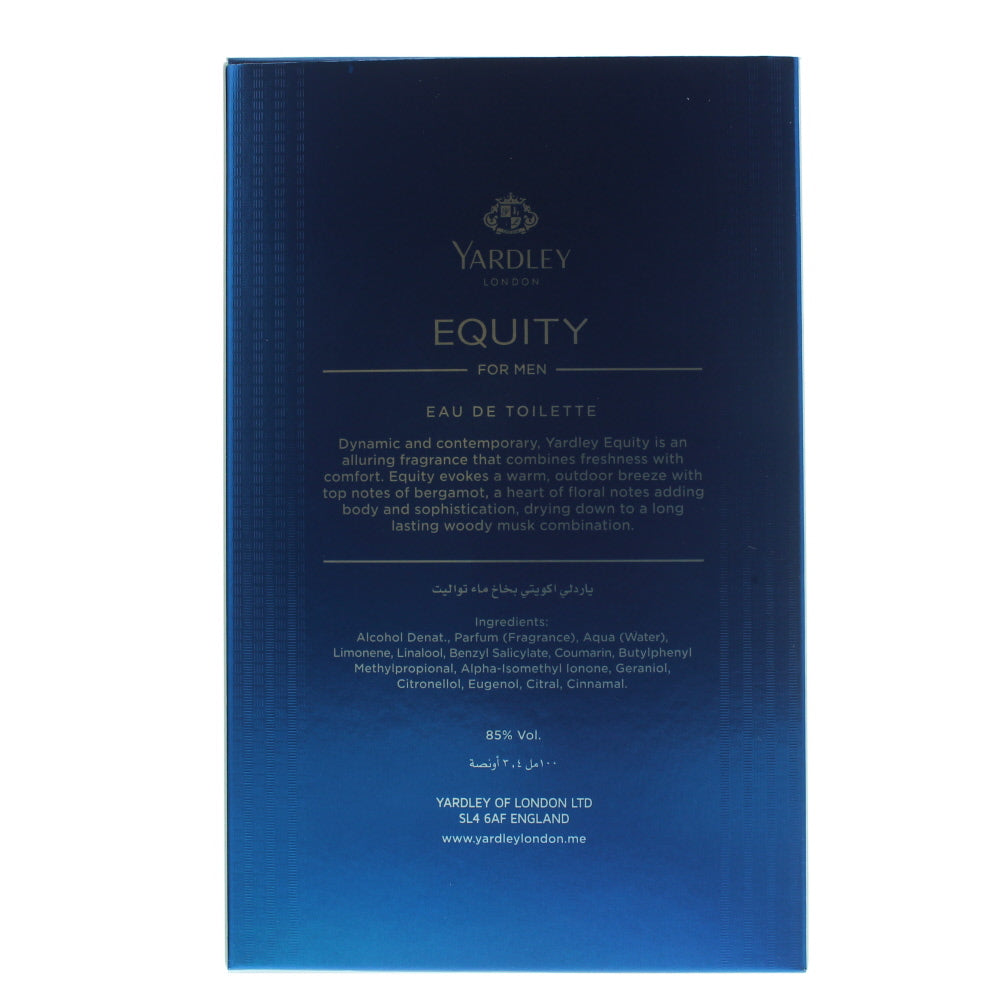 Yardley Equity Eau de Toilette 100ml